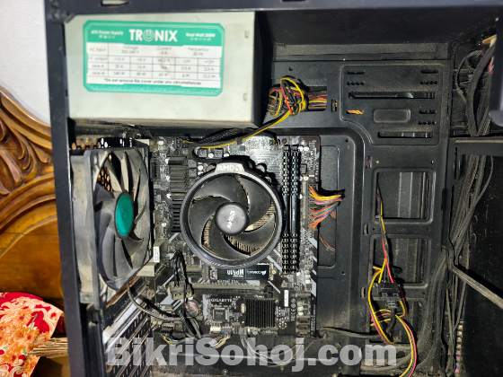 Ryzen 5 3400G + Gigabyte B450 S2H Desktop computer